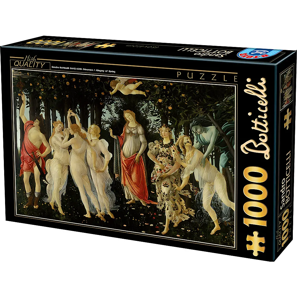 DToys Puzzle Sandro Botticelli La Primavera - 1000 Teile