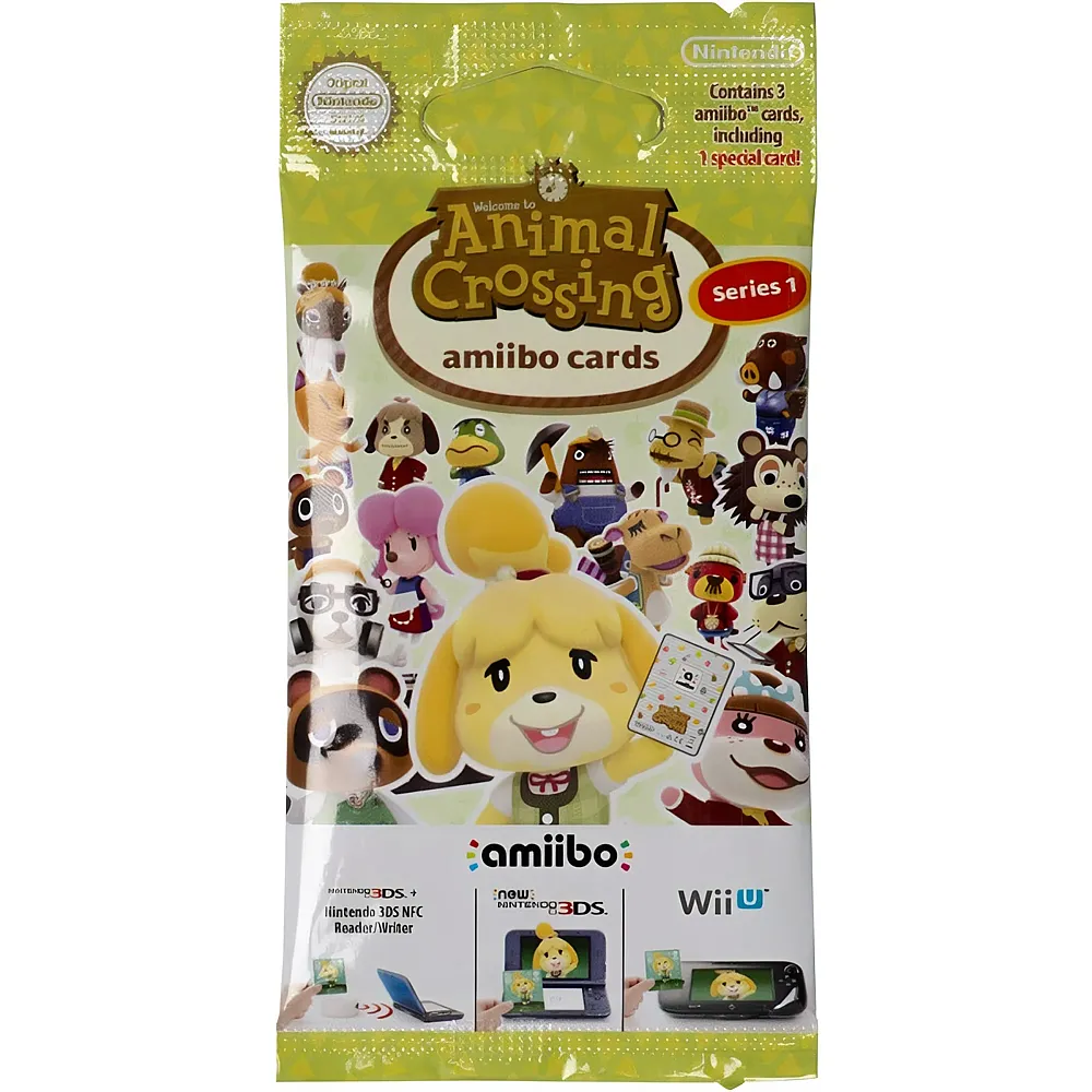 Nintendo amiibo Cards Animal Crossing: Series 1 2er Pack