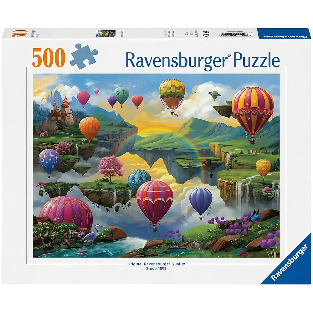 Ravensburger Puzzle Air Balloon Valley 500Teile