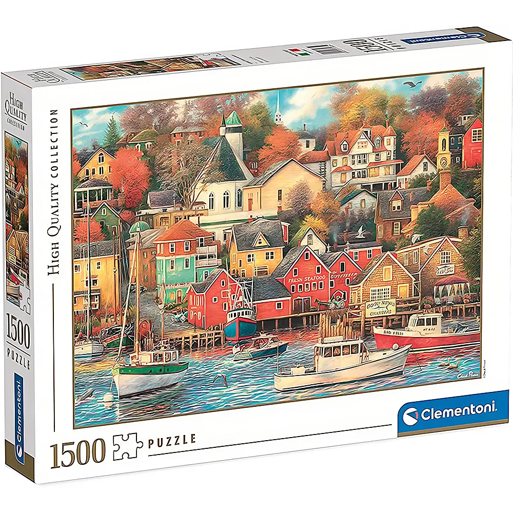 Clementoni High Quality Collection Puzzle Good Times Harbor 1500Teile