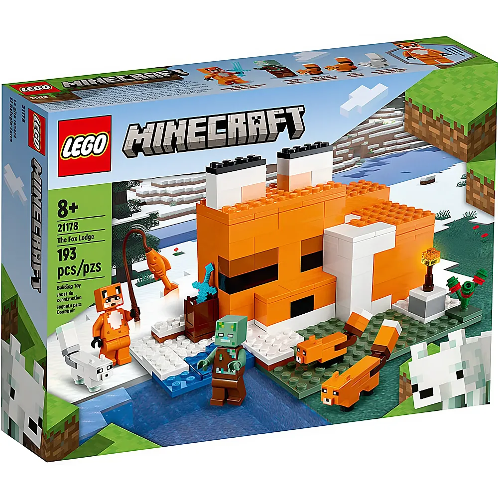 LEGO Minecraft Die Fuchs-Lodge 21178