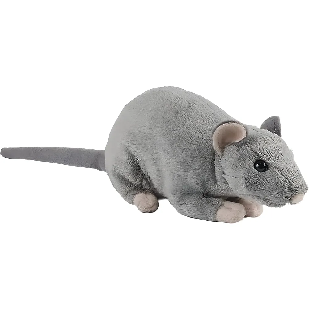 Living Nature Ratte mit Quietsche - 20 cm | Bauernhoftiere Pl�sch