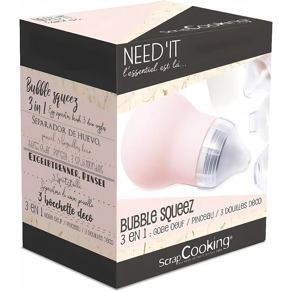 ScrapCooking Bubble Squeeze 3 in 1