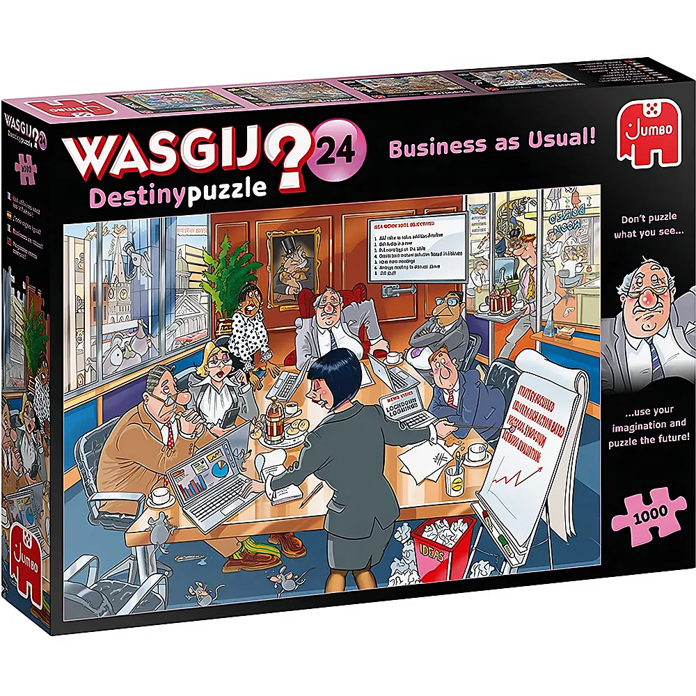 Jumbo Puzzle Destiny WASGIJ Business as Usual 1000Teile