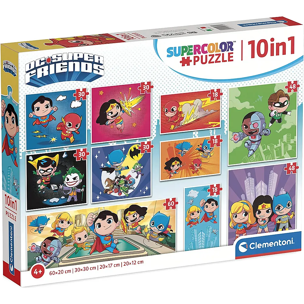 Clementoni Puzzle Supercolor DC Super Friends 18-60