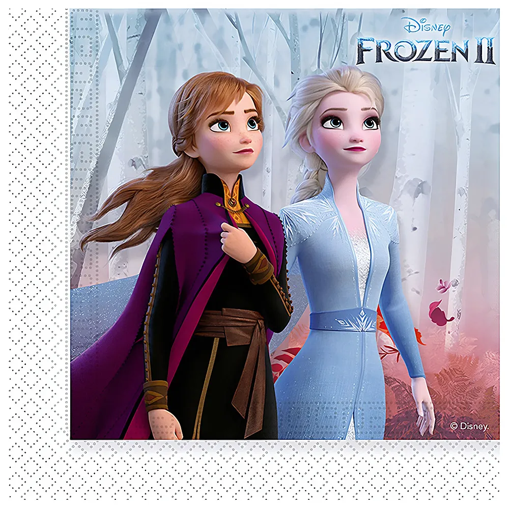 Procos Disney Frozen Papierservietten Frozen II 20Teile