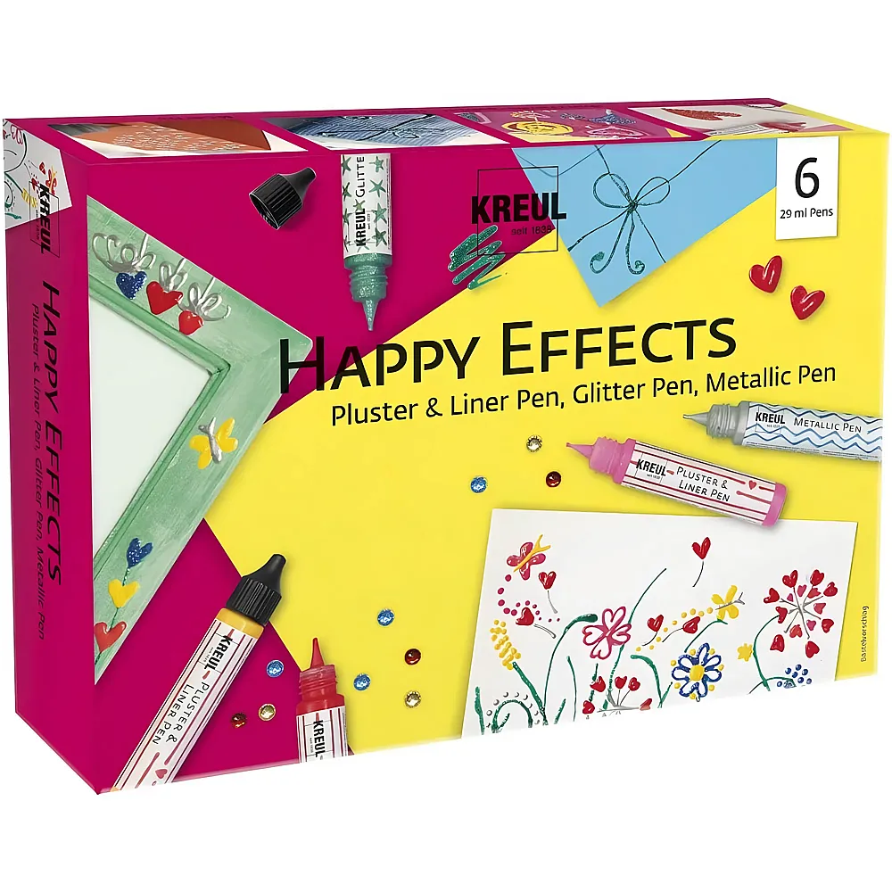 Kreul Pen Liner Set Happy Effects