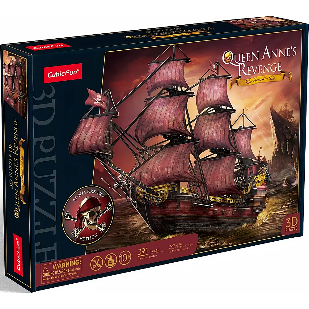 Cubic Fun Puzzle 3D Queen Annes Revenge - 391 Teile
