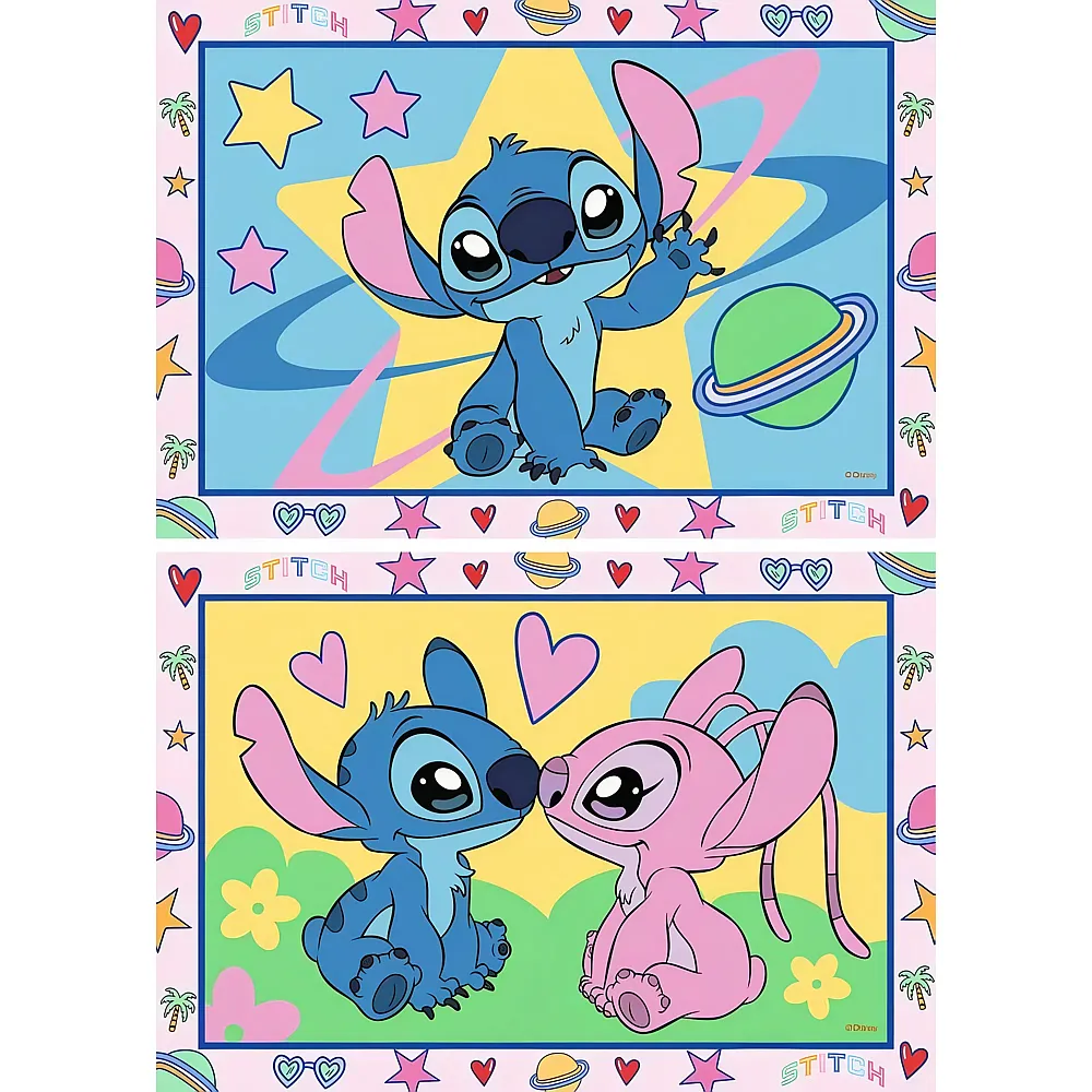 meinspielzeug - Ravensburger CreArt Malen nach Zahlen - Stitch & Angel Lilo & Stitch