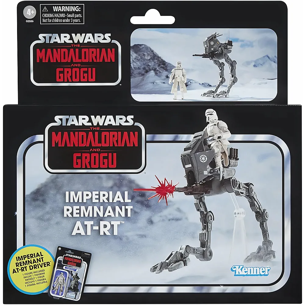 Hasbro Star Wars The Vintage Collection Restimperium AT-RT, The Mandalorian & Grogu Premium Fahrzeug mit Action-Figur Skala 9,5 cm