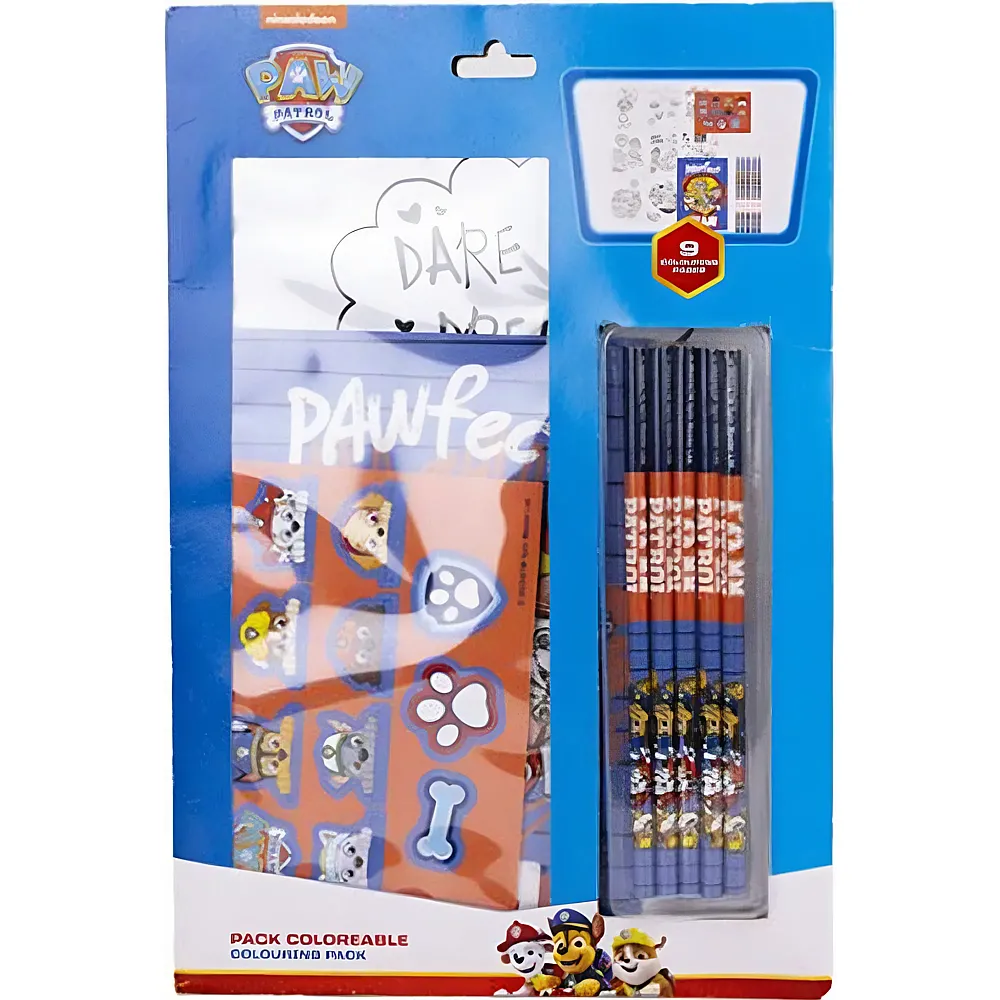 meinspielzeug - Sambro Paw Patrol Schreibset | Schule & Kindergarten