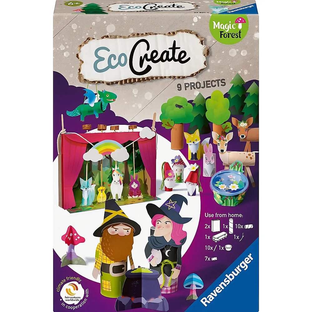 Ravensburger EcoCreate Bastelset Theater im Wald