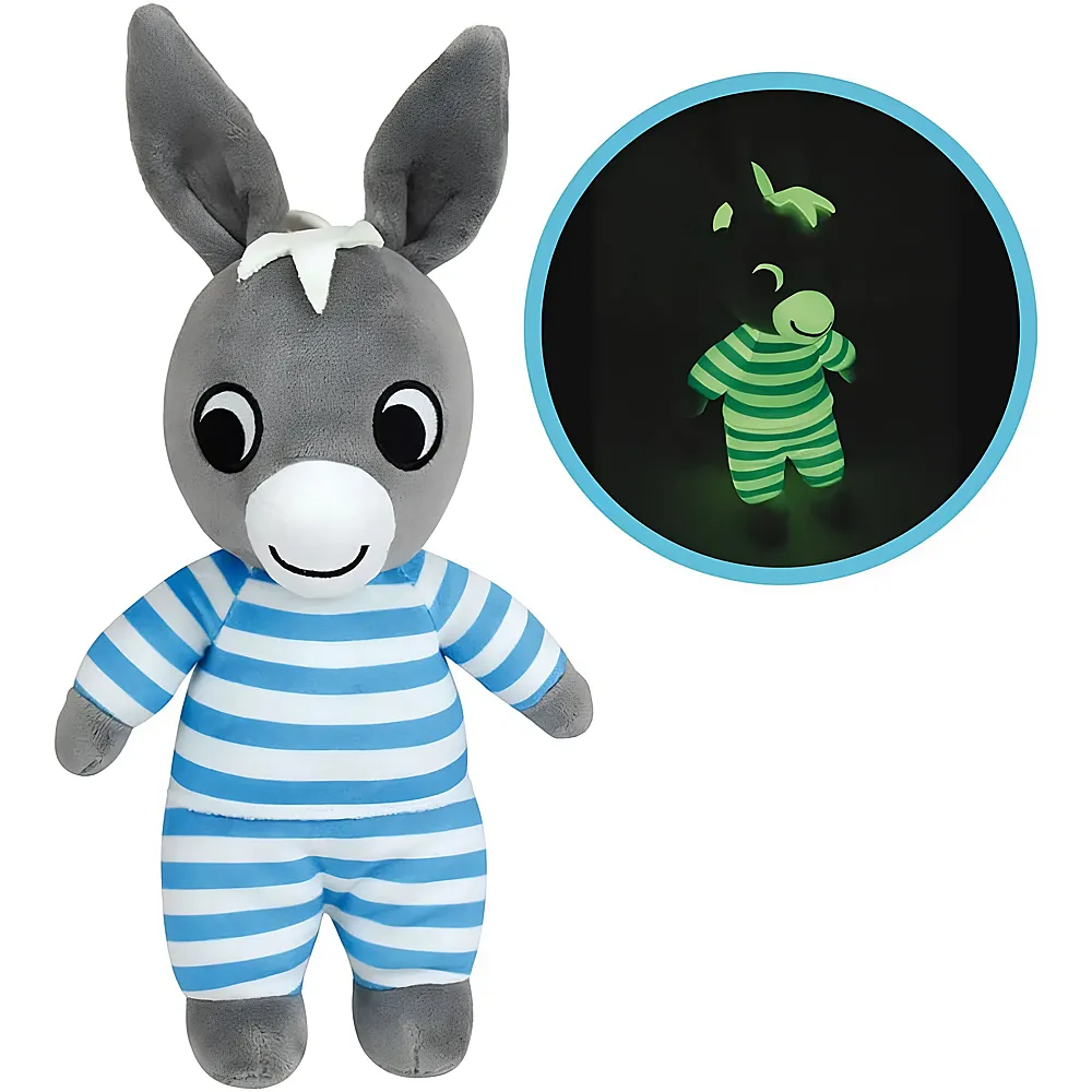 Jemini Esel Trotro Glow in the Dark - 25 cm