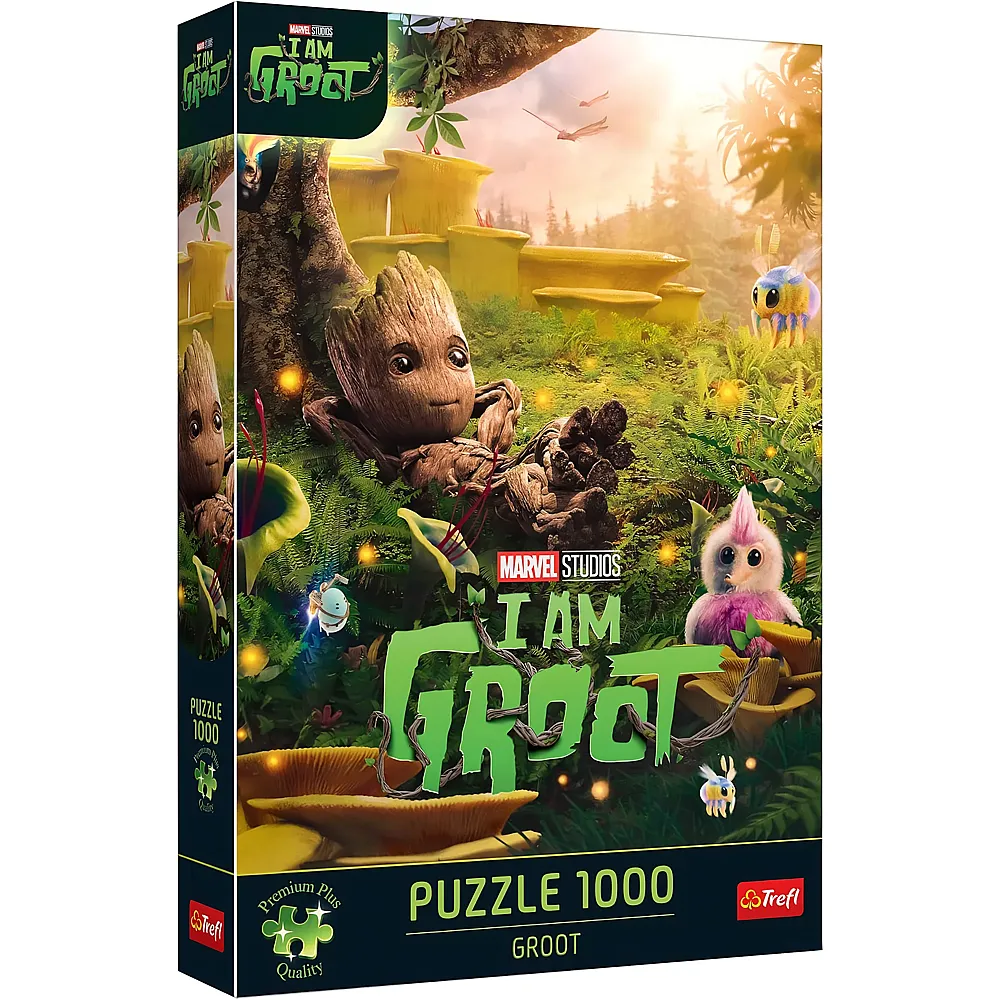 Trefl Puzzle Guardians of the Galaxy Marvel Groot - 1000 Teile