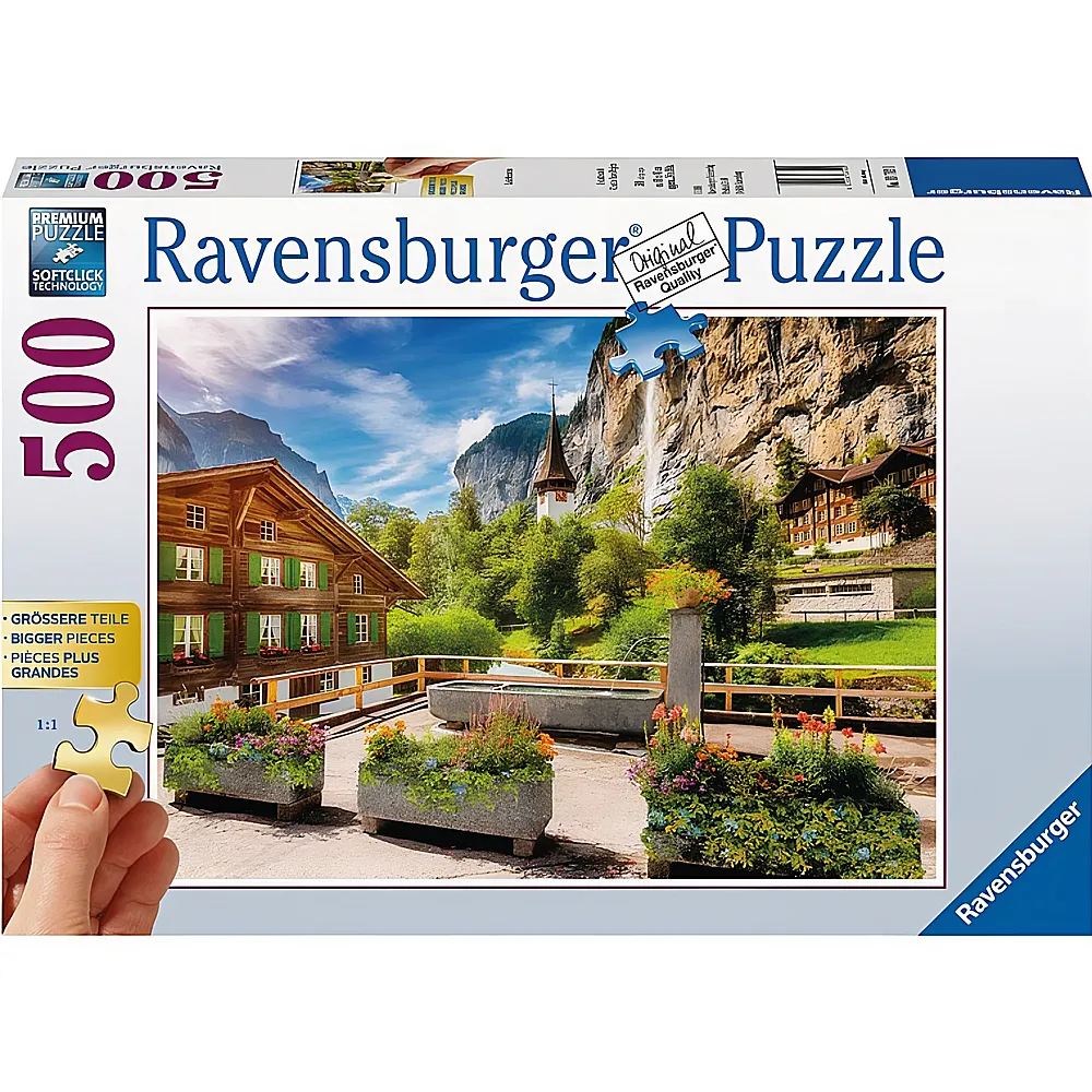 Ravensburger Puzzle Lauterbrunnen 500Teile