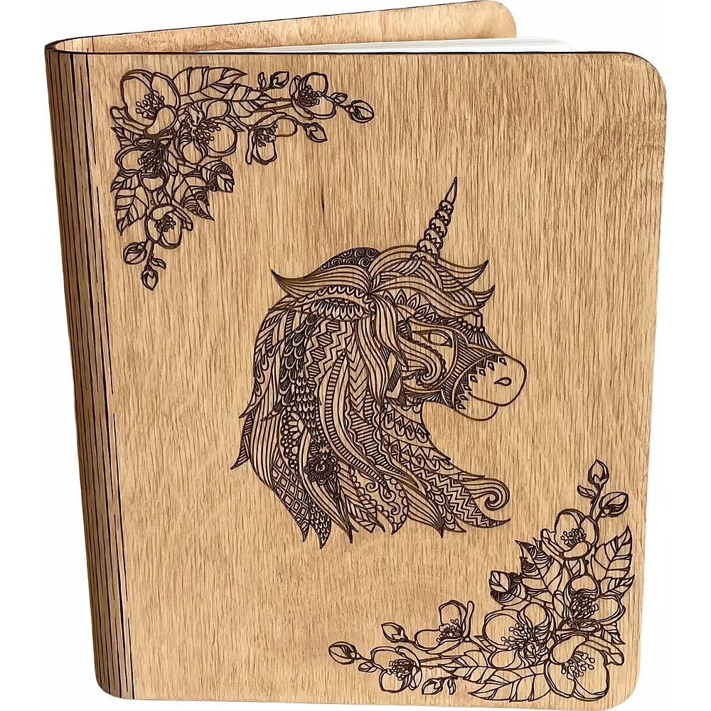 Creatif Wood Carnet Bois Licorne 100 Feuilles - Suche