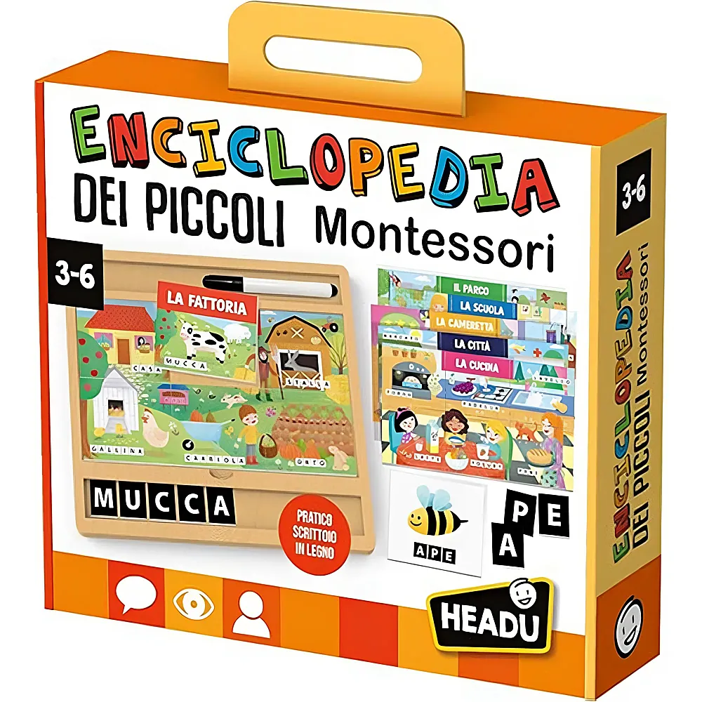 Headu Montessori Enciclopedia dei Piccoli Italienisch