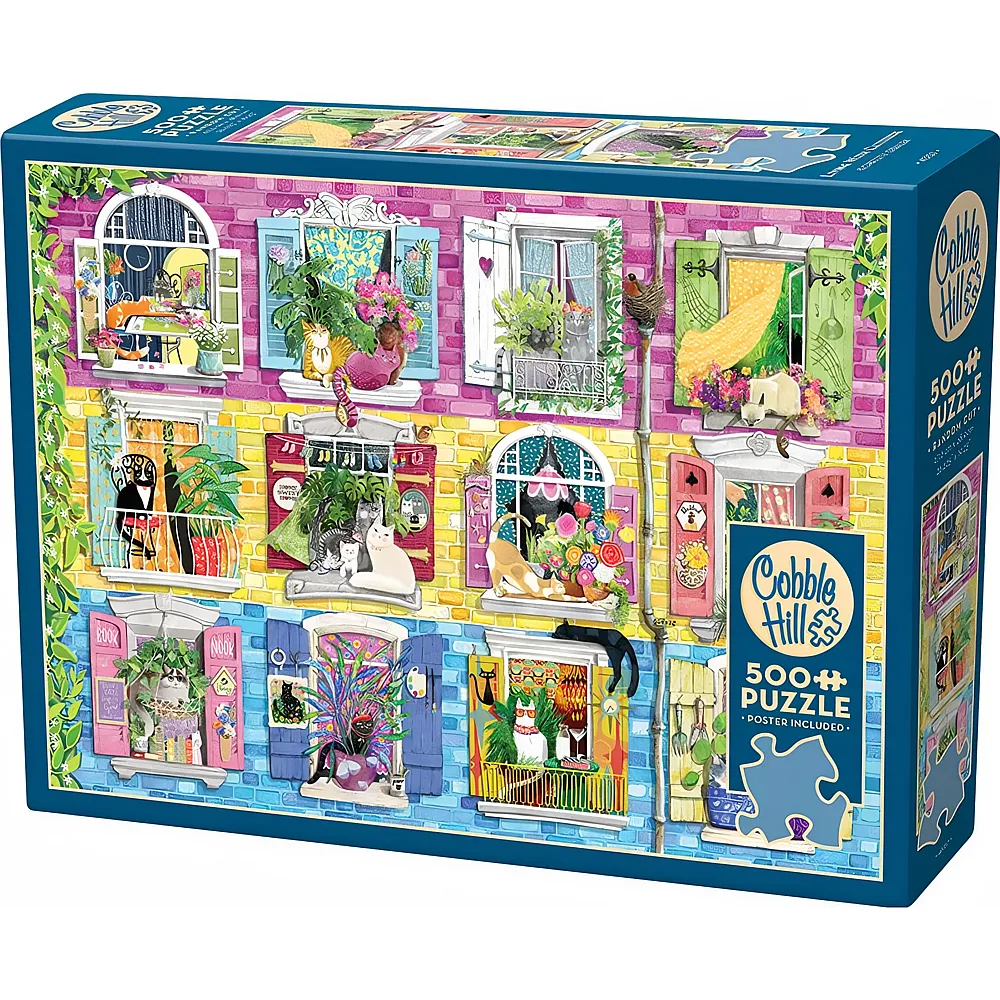 Cobble Hill Puzzle Living with Cattitude - 500 Teile