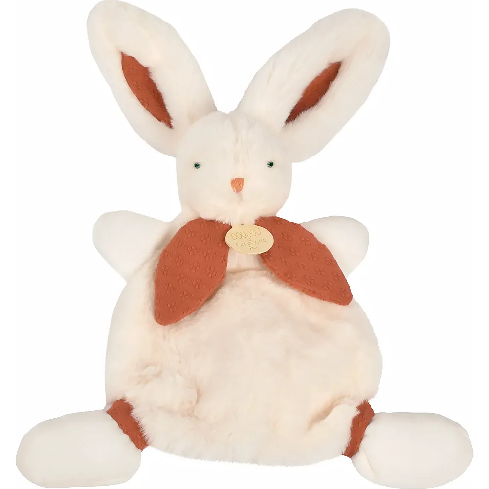 meinspielzeug - Doudou et Compagnie Bonbon Hase Schmusetuch Terracotta - 25 cm | Schmuset�cher