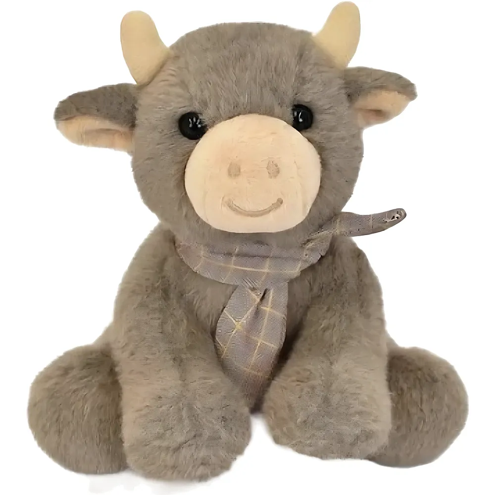 meinspielzeug - Doudou et Compagnie Kuh mit Schal - 14 cm | Bauernhoftiere Pl�sch