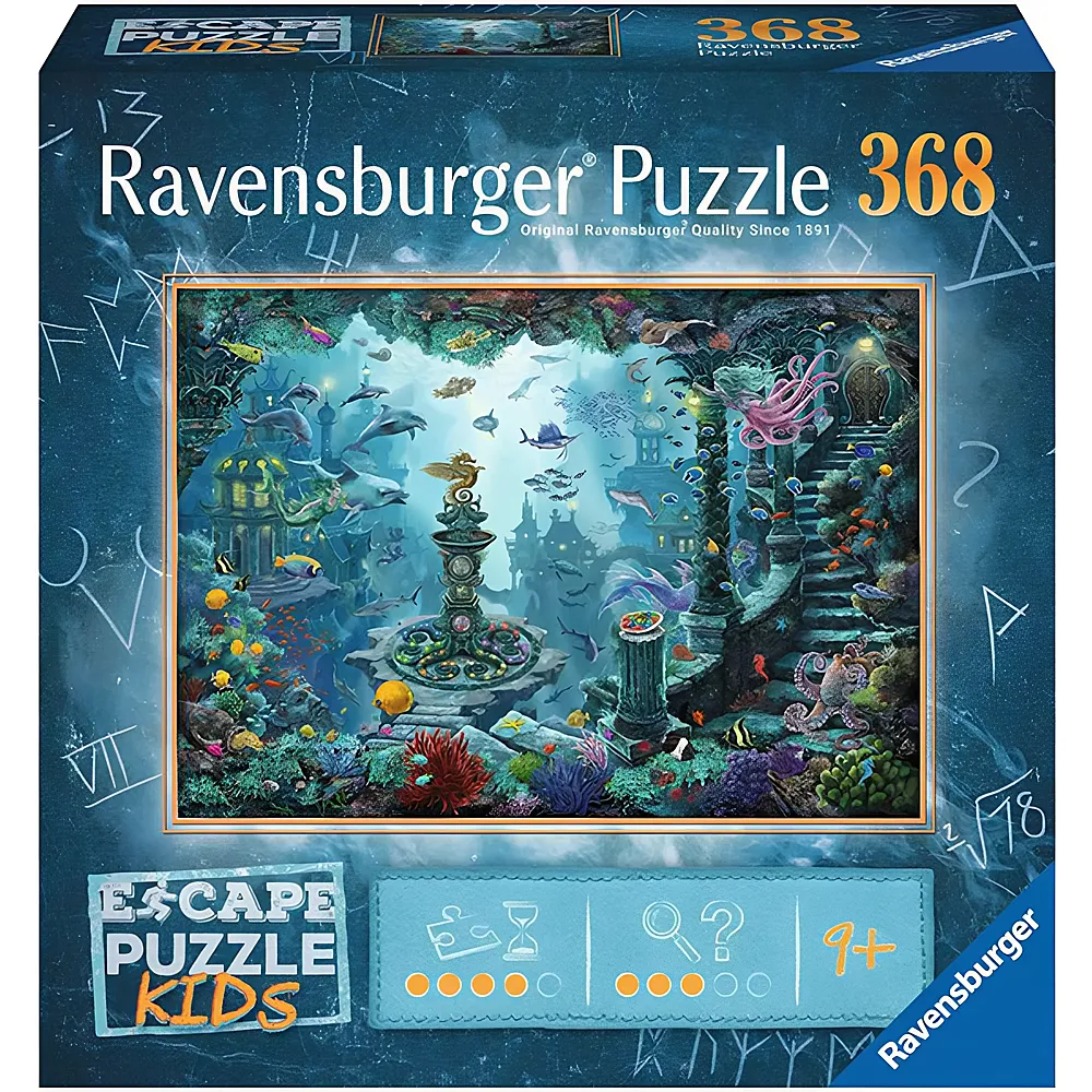 Ravensburger Puzzle Escape Kids Underwater 368Teile | Puzzle 105-300 Teile