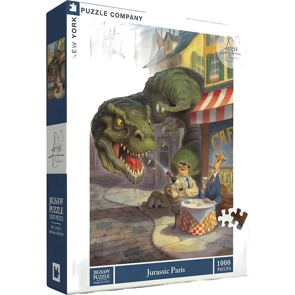 New York Puzzle Company Jurassic Paris - 1000 Teile