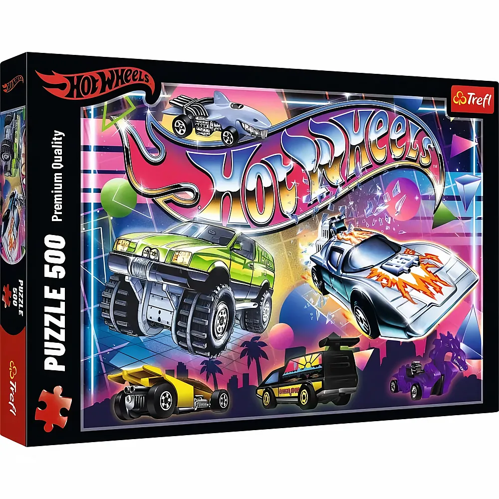 Trefl Puzzle 500 Teile Hot Wheels - 80er Look