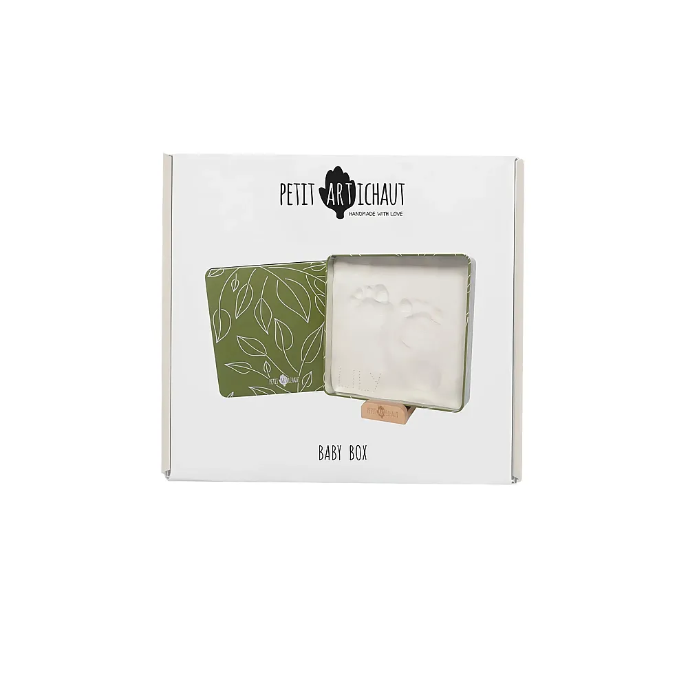 Petit Artichaut Baby Box Quadratisch  - Olive Tree