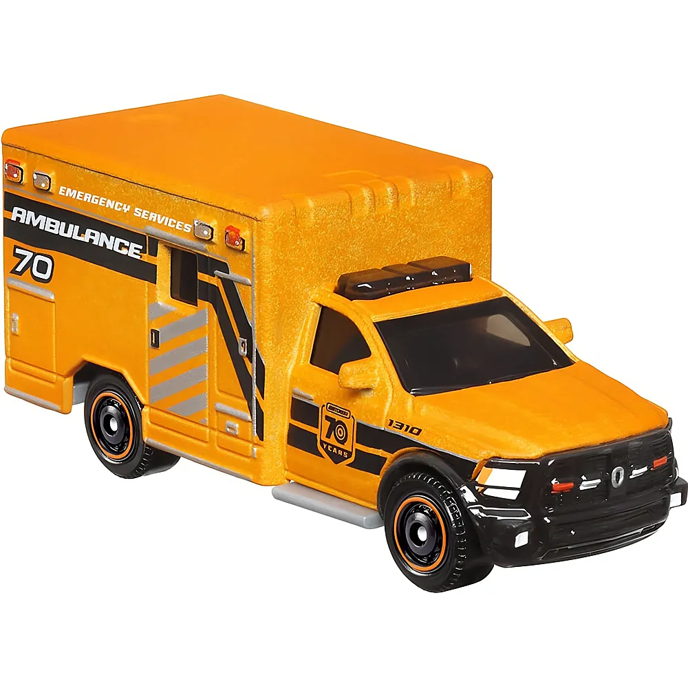 Matchbox Moving Parts 70th Anniversary 2019 Dodge Ram Ambulance 1:64
