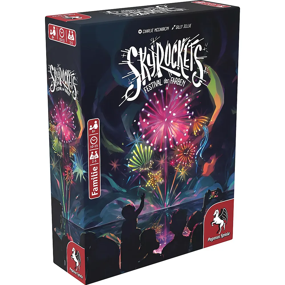 Pegasus Spiele SkyRockets Festival der Farben mit Feuerwerken