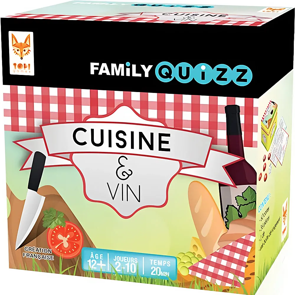 Topi Games Family Quizz Cuisine & Vin FR