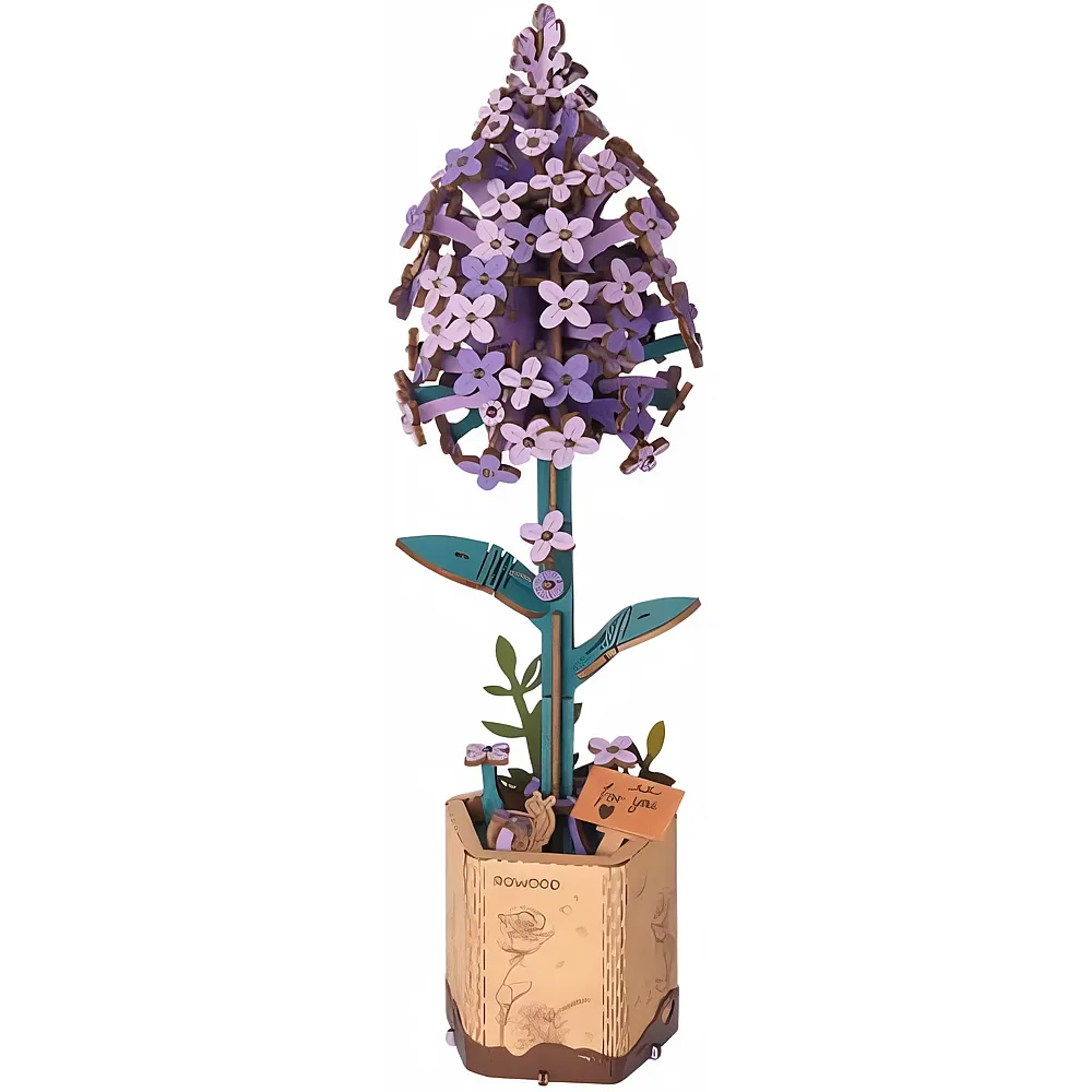 meinspielzeug - Robotime Lilac 154Teile | 3D Puzzle