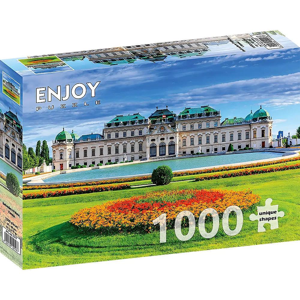 Enjoy Puzzle Belvedere Palace, Vienna - 1000 Teile
