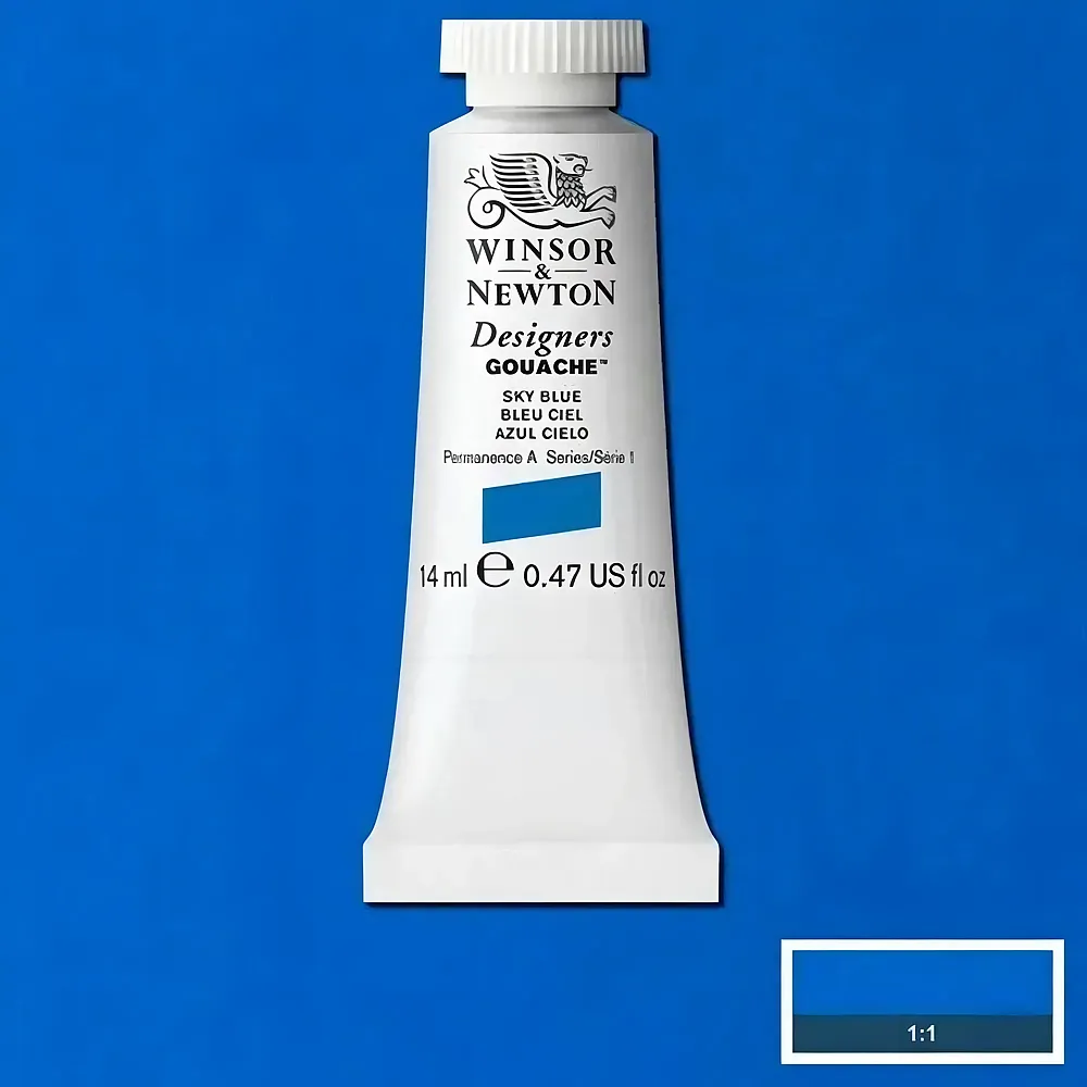 meinspielzeug - Winsor & Newton W&n Designers Gouache 14ml Tube Himmelblau