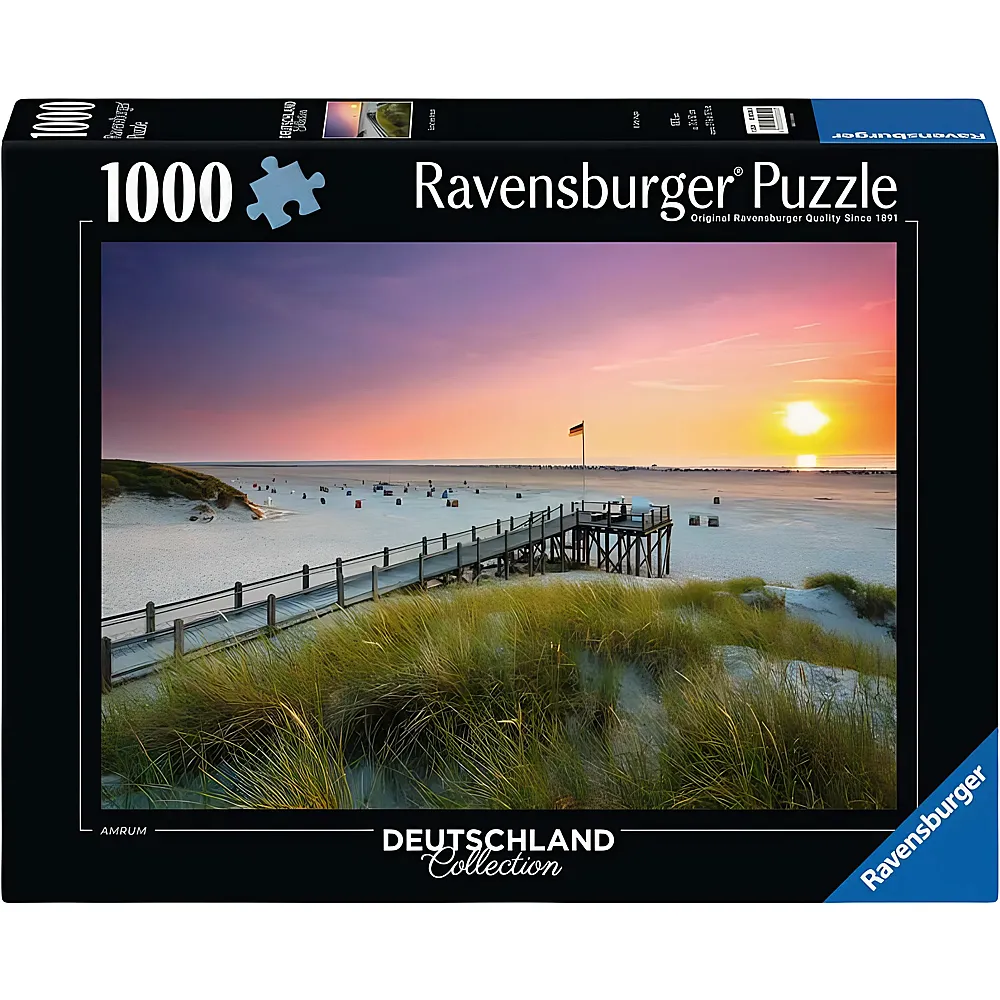 Ravensburger Puzzle Sonnenuntergang �ber Amrum - 1000 Teile