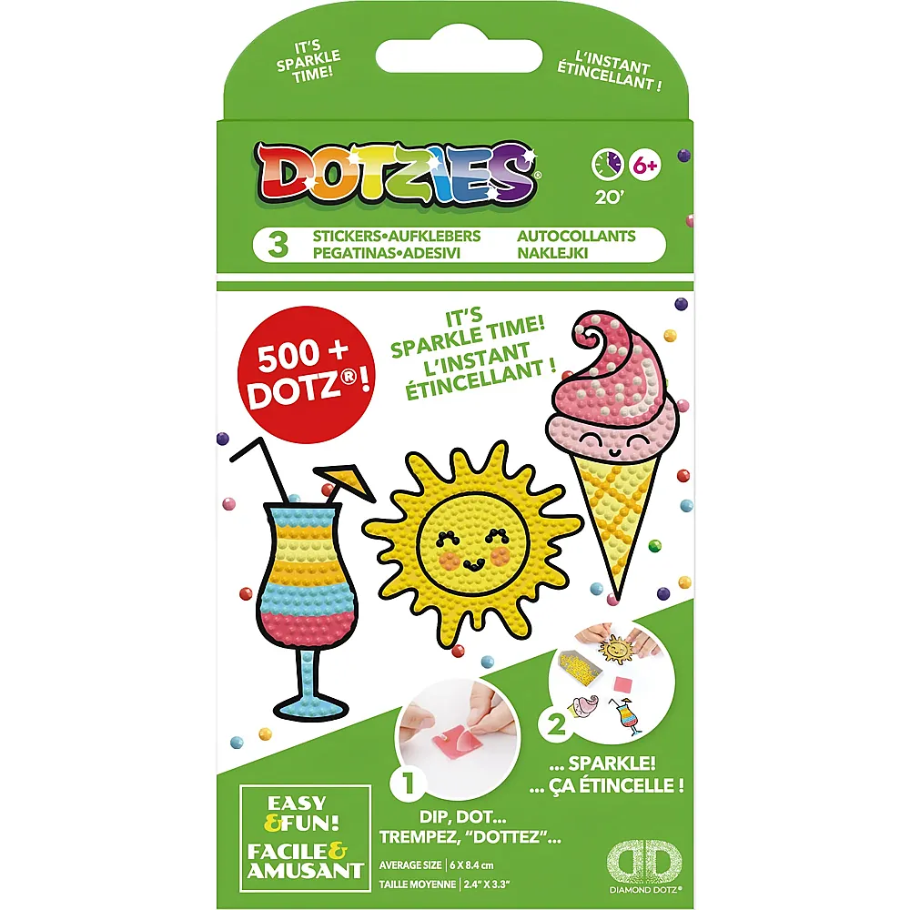Diamond Dotz Dotzies Diamond Painting Sticker Sommer