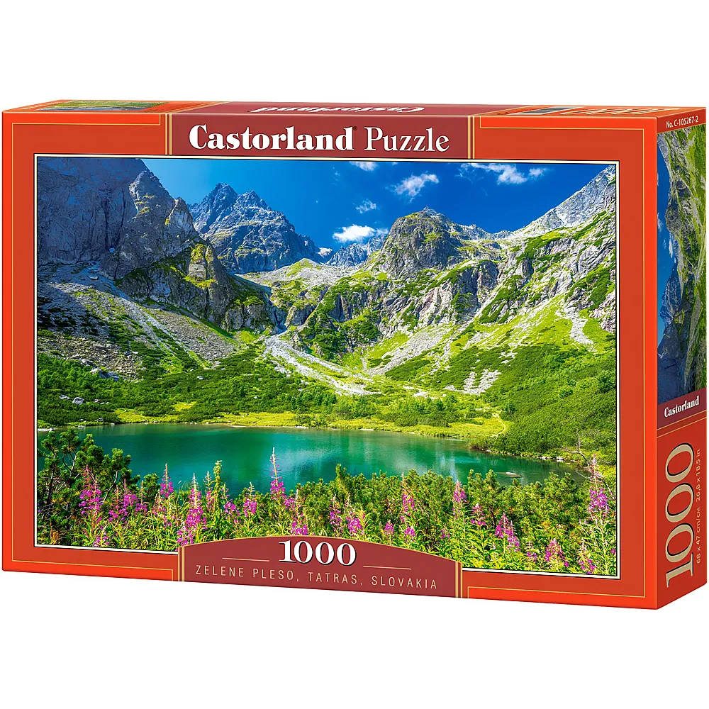Castorland Puzzle Zelene Pleso, Tatras, Slowakei - 1000 Teile