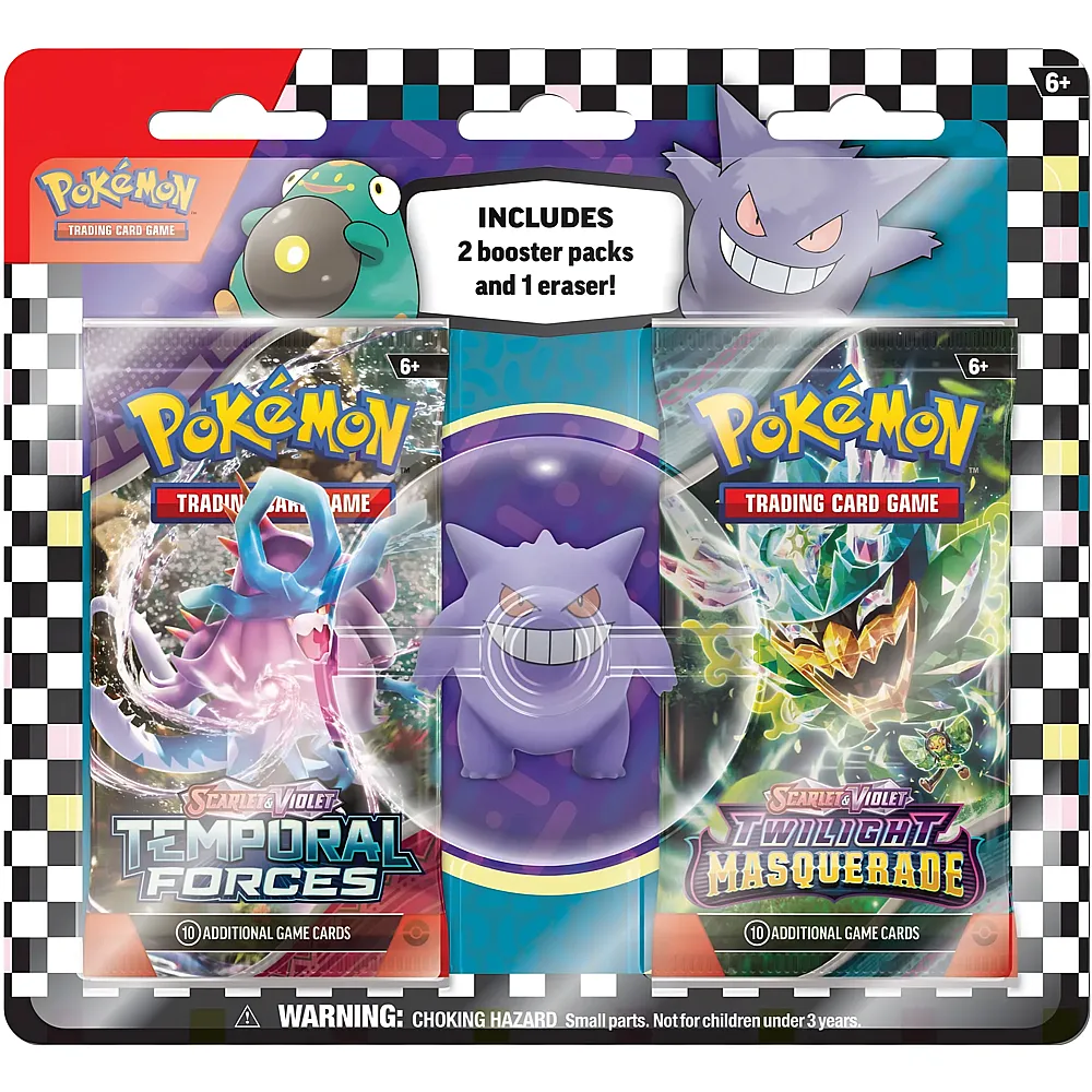Pok�mon TCG Pok�mon Back to School 24 - Eraser Blister - English