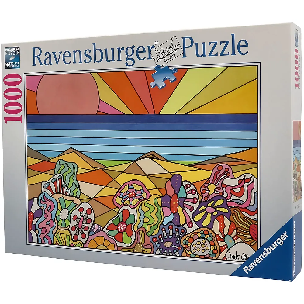 Ravensburger Puzzle illustriert 2D, bunt
