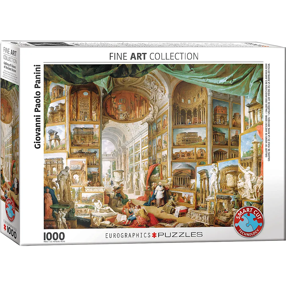 Eurographics Puzzle Ansichten des Antiken Rom von Paolo Pannini - 1000 Teile