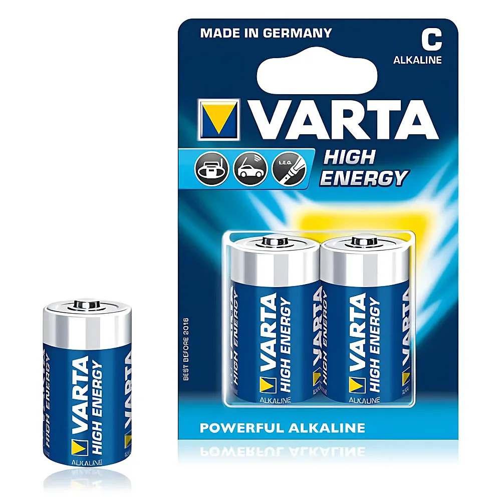 Varta 2x High Energy Alkaline Batterie Baby C