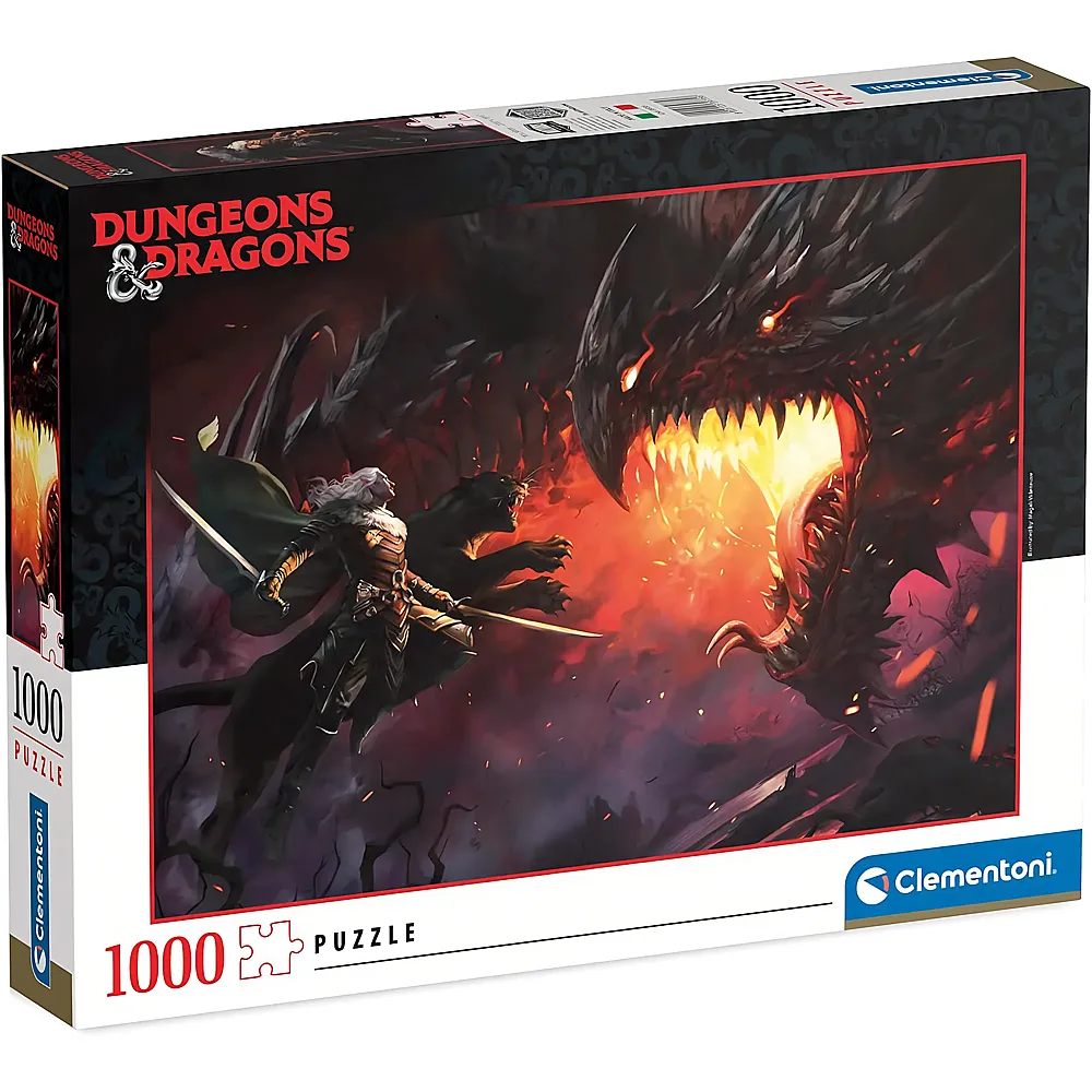 Clementoni Puzzle Dungeons & Dragons - 1000 Teile