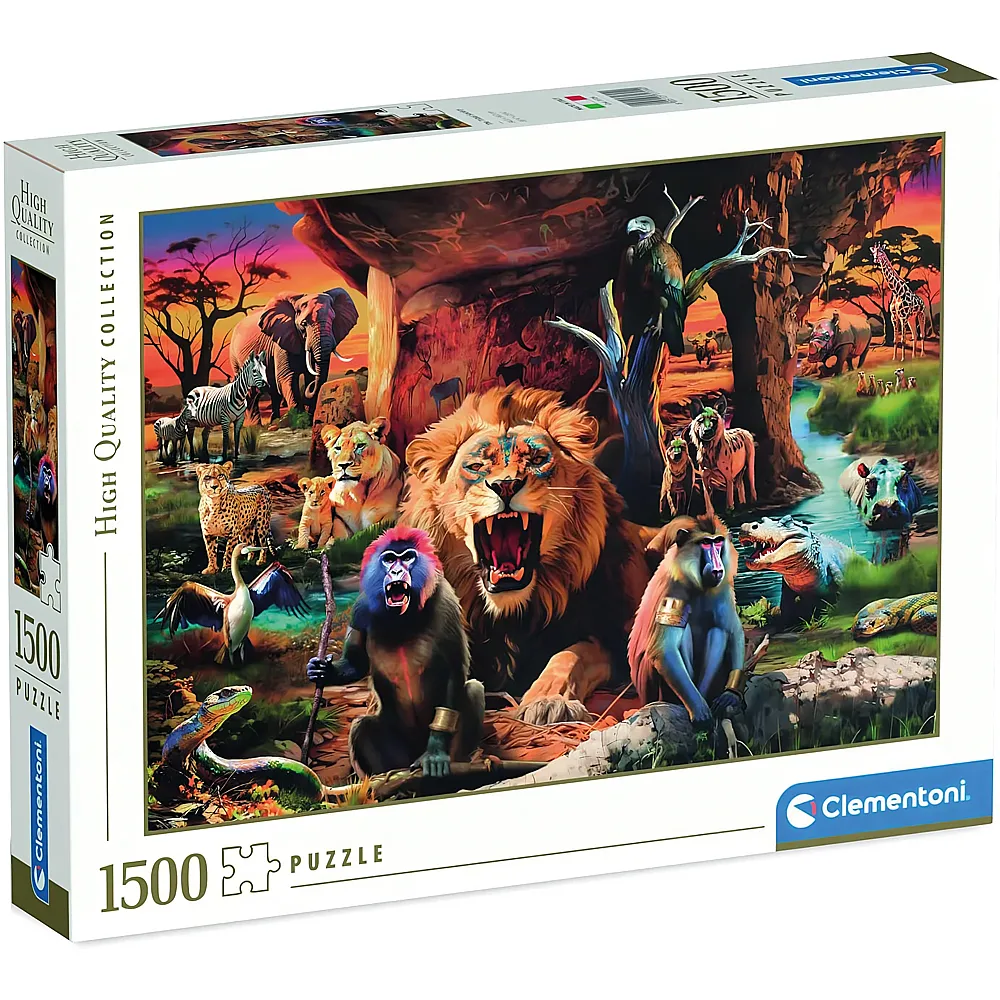 Clementoni Puzzle High Quality Collection Tribal Society - 1500 Teile