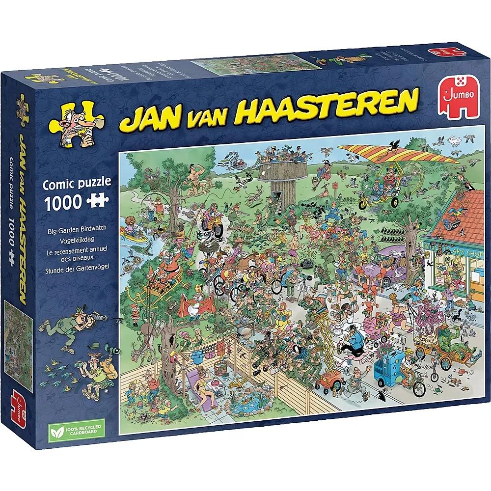 Jumbo Puzzle Jan van Haasteren Big Day Birding - 1000 Teile