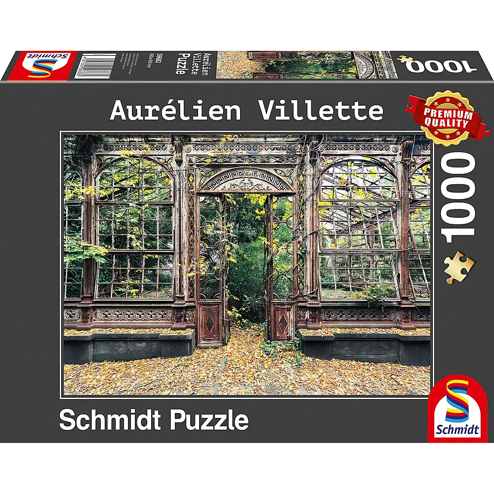 Schmidt Puzzle Aurlien Villette Bewachsene Bogenfenster 1000Teile