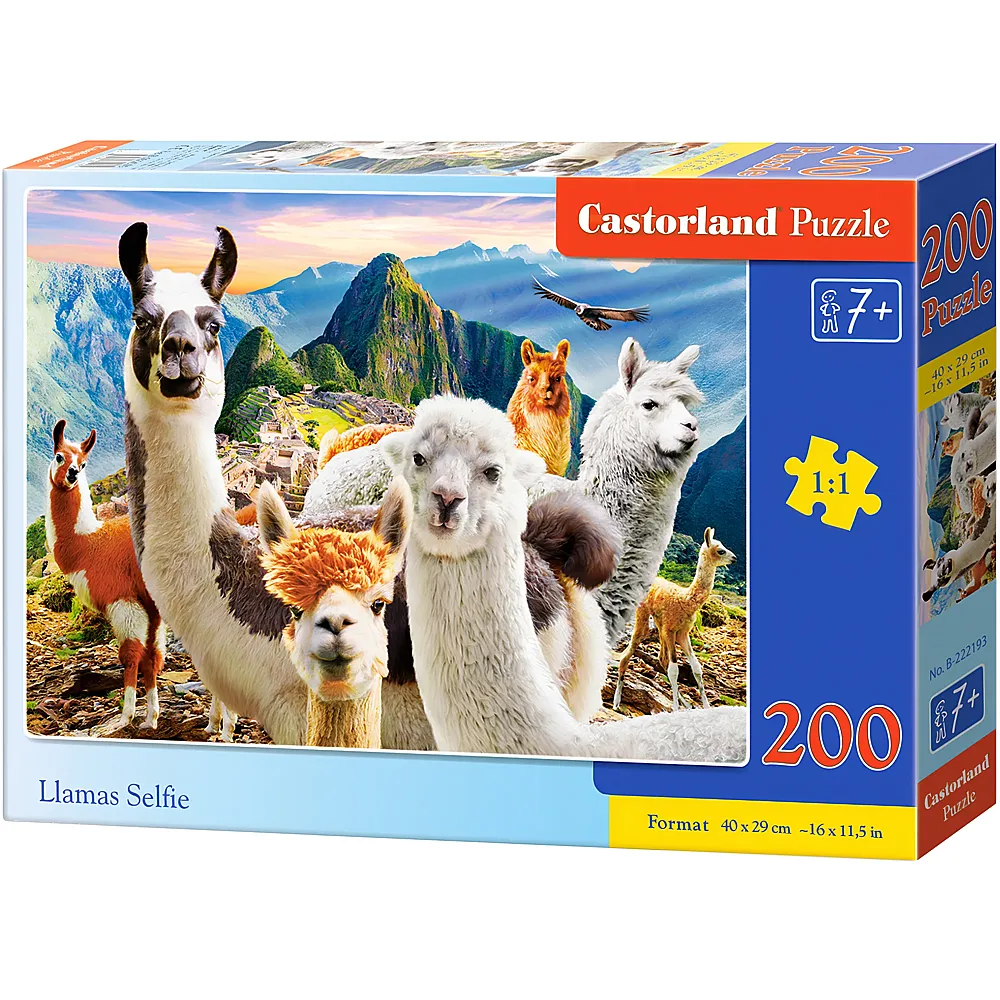 Castorland Puzzle Llamas Selfie 200Teile