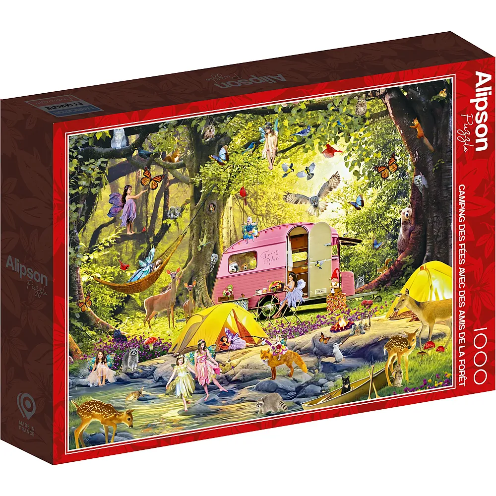 Alipson Puzzle Campingplatz der Feen - 1000 Teile