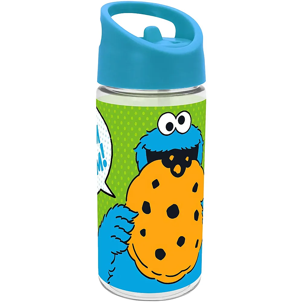 meinspielzeug - Geda Labels Trinkflasche Sesamstrasse Kr�melmonster 450ml | Essen & Trinken