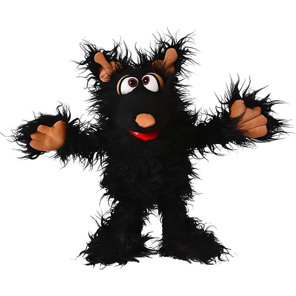 Living Puppets Monster to go Handpuppe Wolf Muffi Hapsweg 35cm