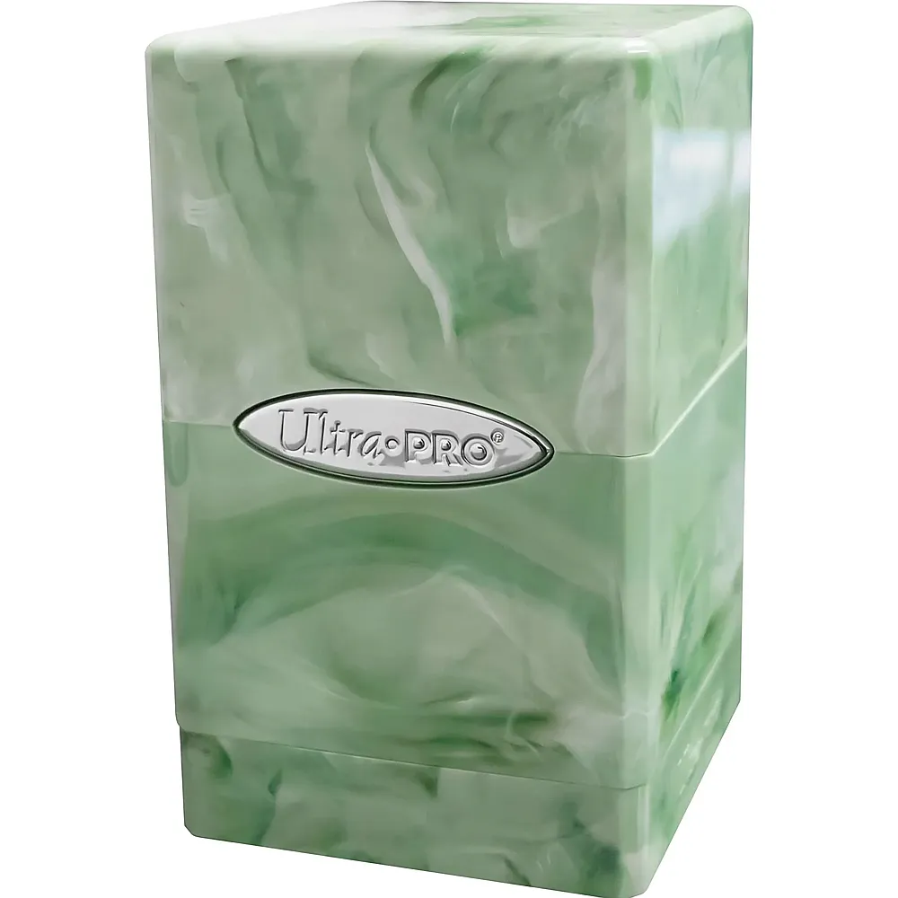meinspielzeug - Ultra Pro Satin Tower Deck Box - Marble Lime Green, White | Sammelkarten